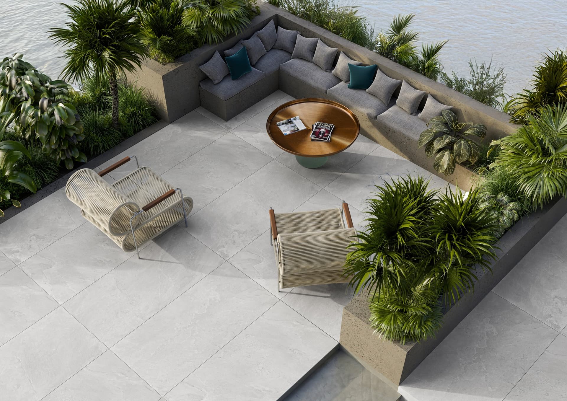 Premium Tiles applied on wall