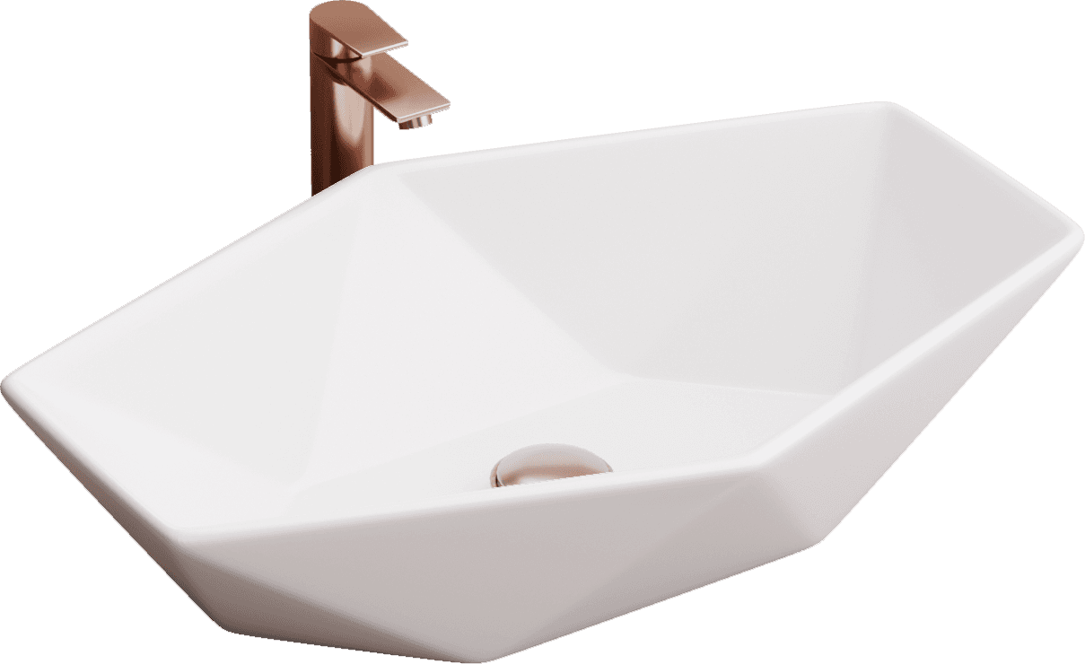 Table Top Hexagon - White - VerIndistries Inc.