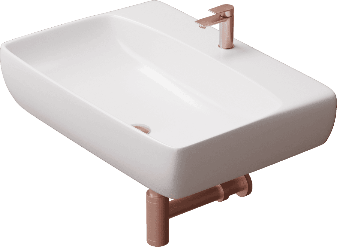 Wall Mounted Basin Zucca - White - VerIndistries Inc.