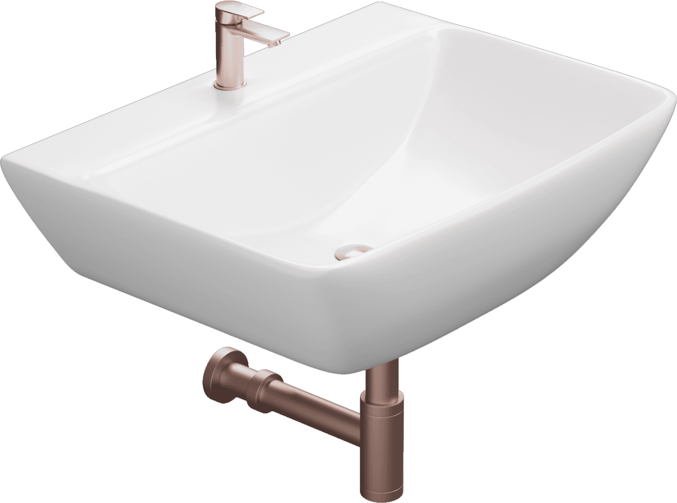 Wall Mounted Basin Perth - White - VerIndistries Inc.