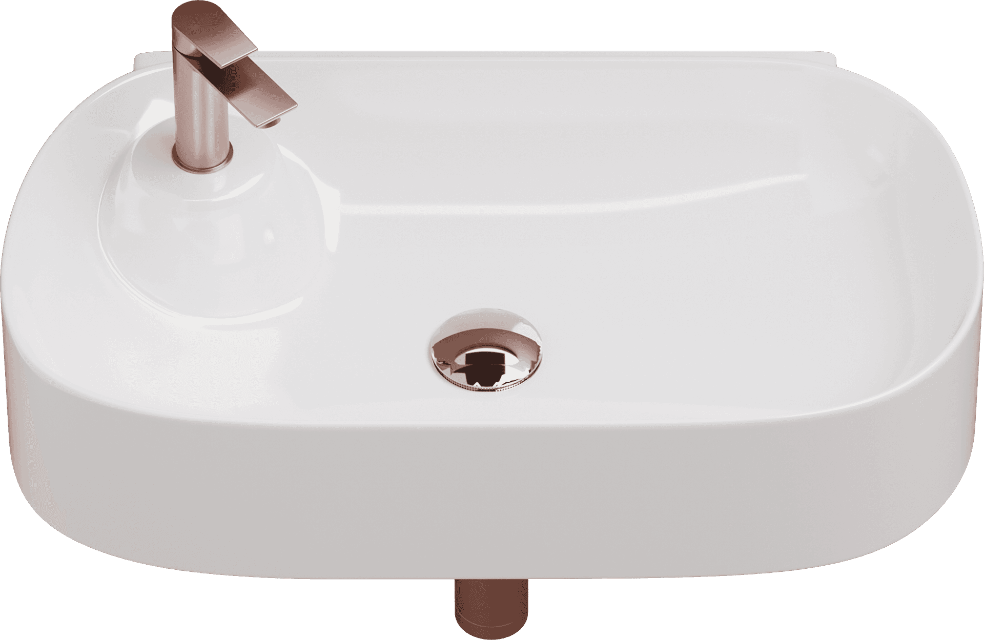 Wall Mounted Basin Ruby - White - VerIndistries Inc.