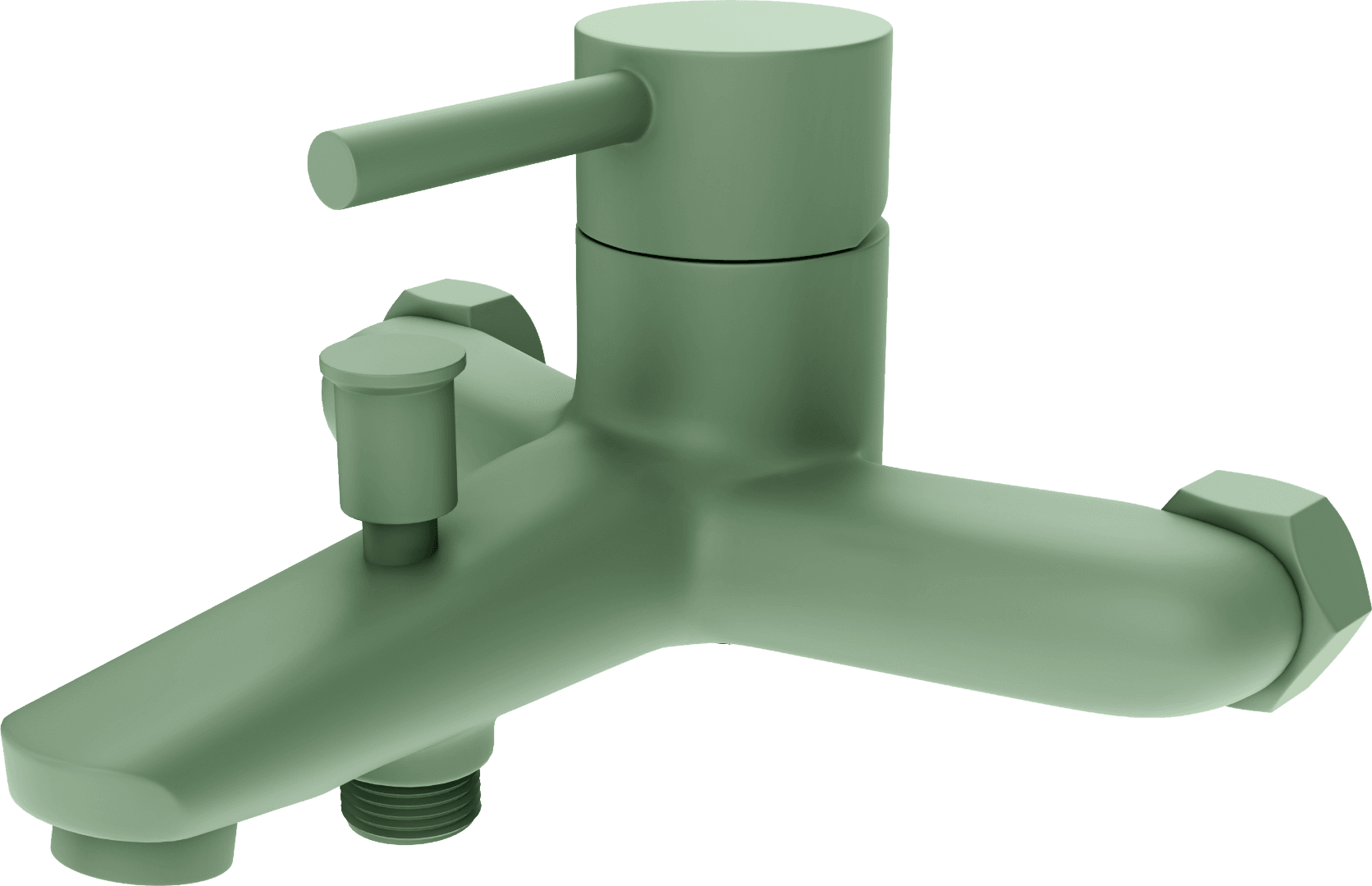 NIOM Single lever Bath / shower mixer - Forest Green - Green - VerIndistries Inc.