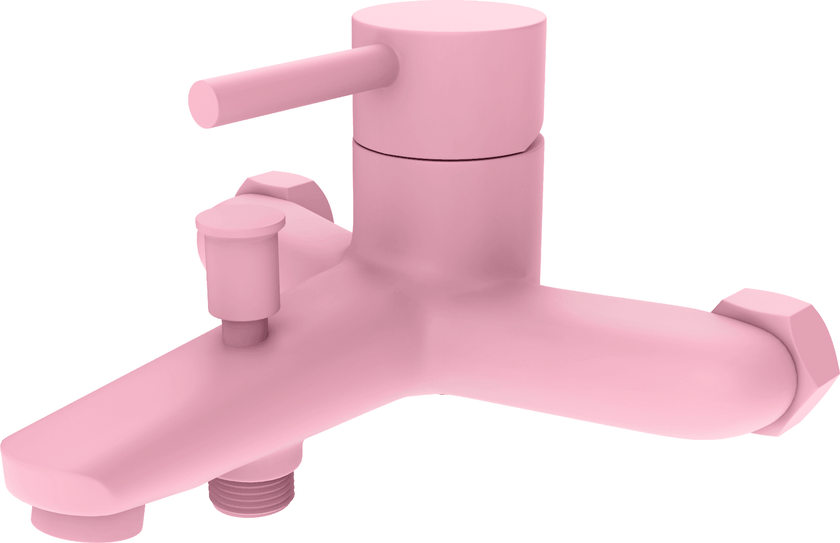 NIOM Single lever Bath / shower mixer - Blush Pink - Pink - VerIndistries Inc.