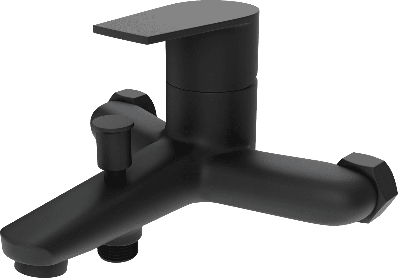 VEGAS Single lever Bath / shower mixer - Luxe Black - Black - VerIndistries Inc.