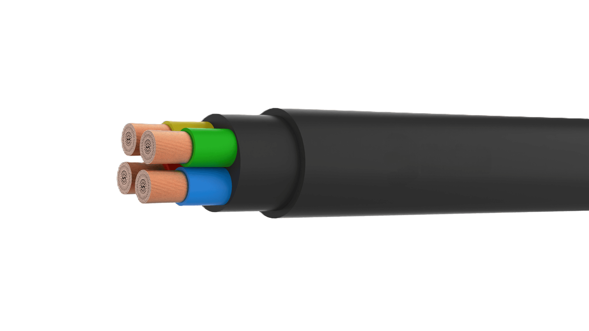 Submersible Double Sheath Cable 3 & 4 Core view 2