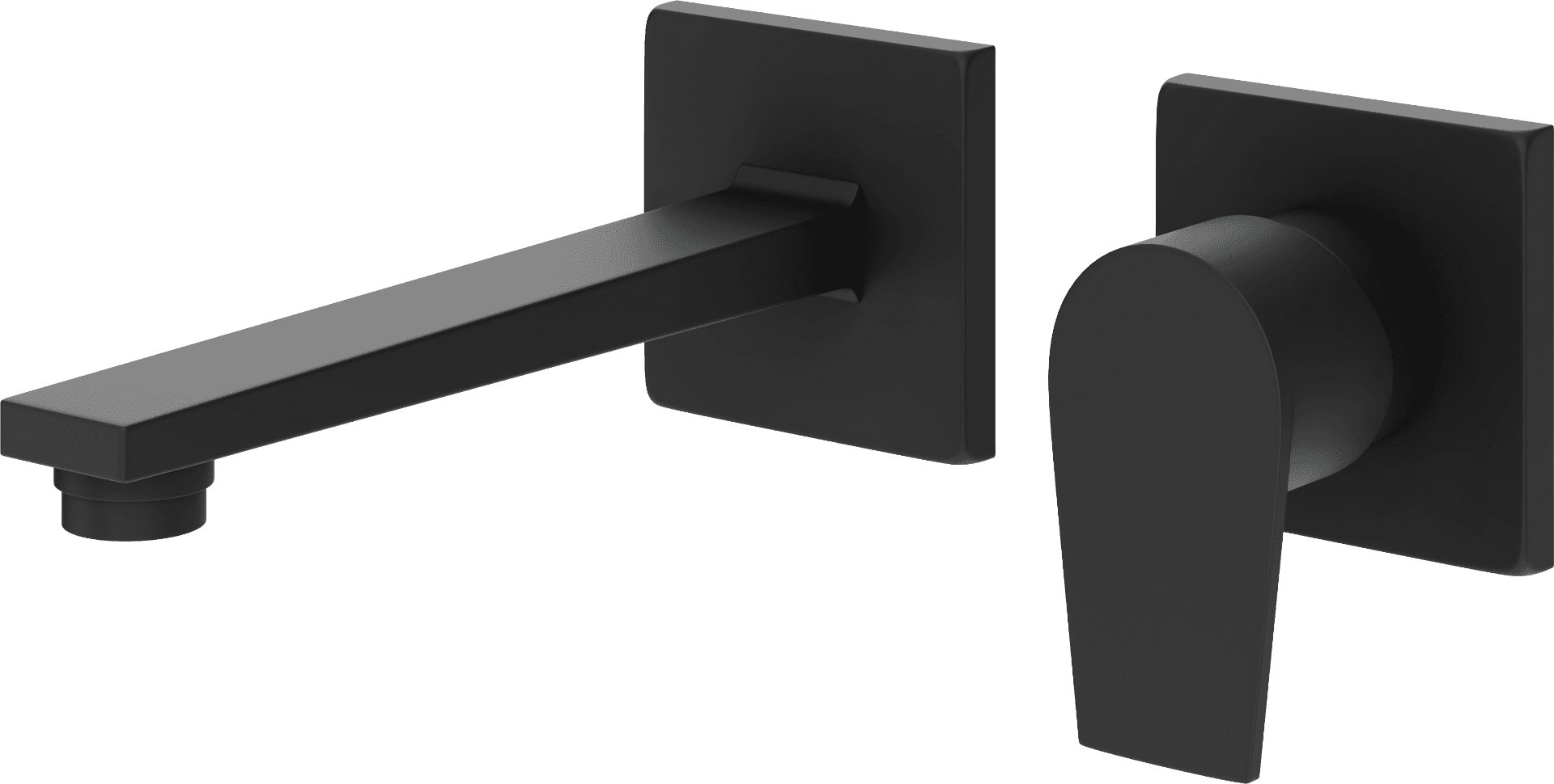 VEGAS Single lever concealed Basin mixer - Luxe Black - Black - VerIndistries Inc.