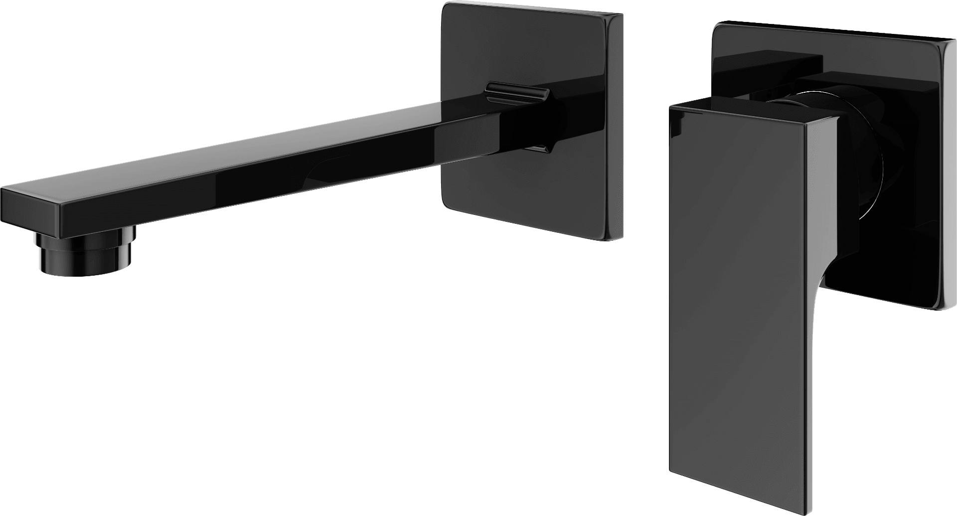 PHANTOM Single lever concealed Basin mixer - Noir Black - Black - VerIndistries Inc.