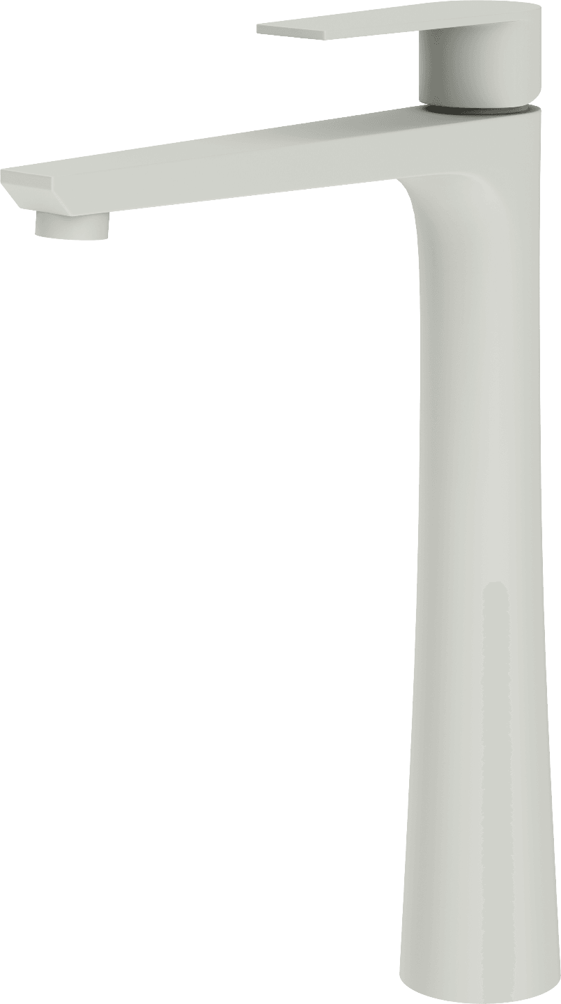 VEGAS Single lever Basin mixer (Tall) - Oxford White - White - VerIndistries Inc.