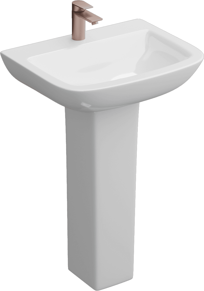 Full Pededstal Herry - White - VerIndistries Inc.