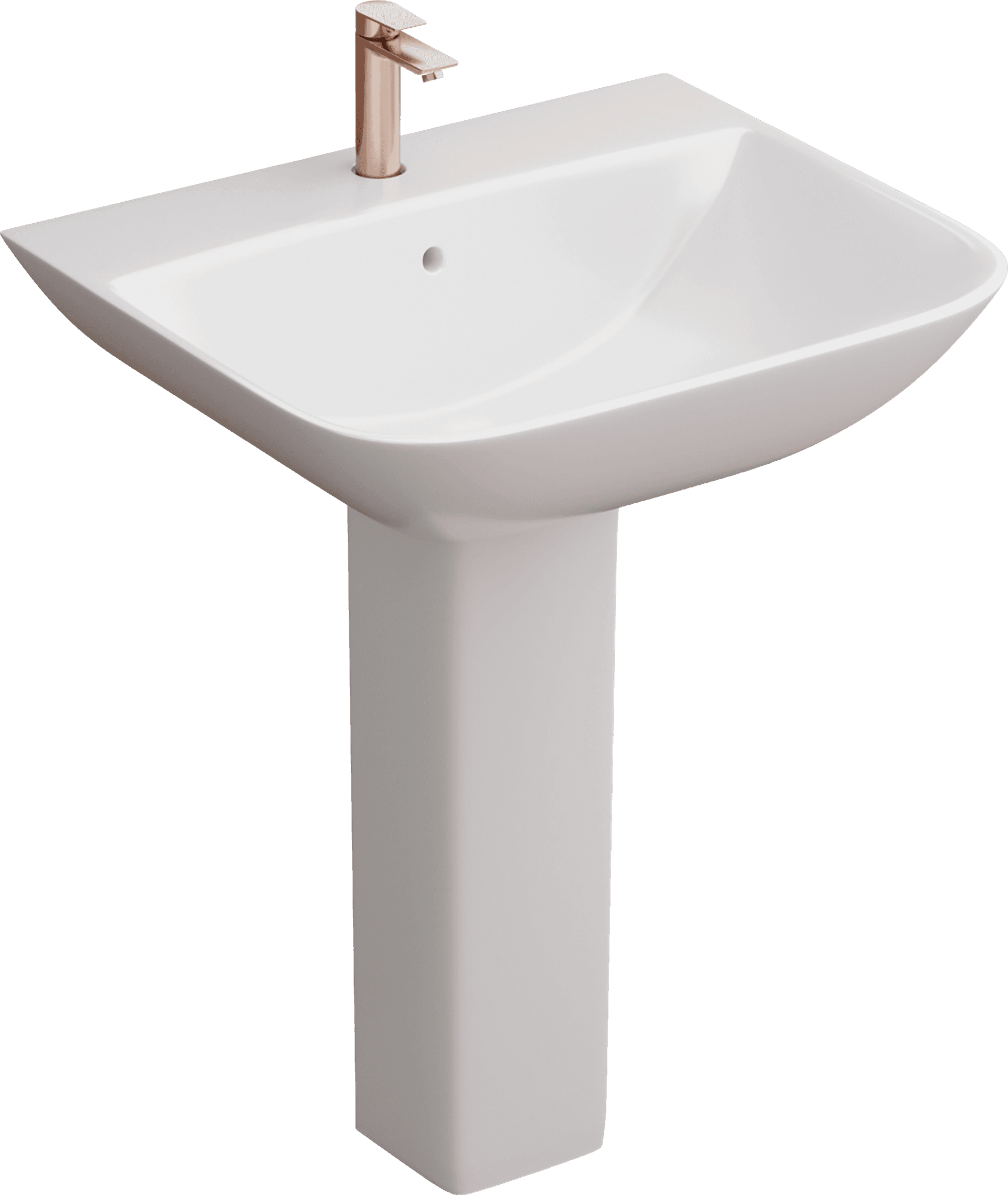 Full Pededstal Alpha - White - VerIndistries Inc.