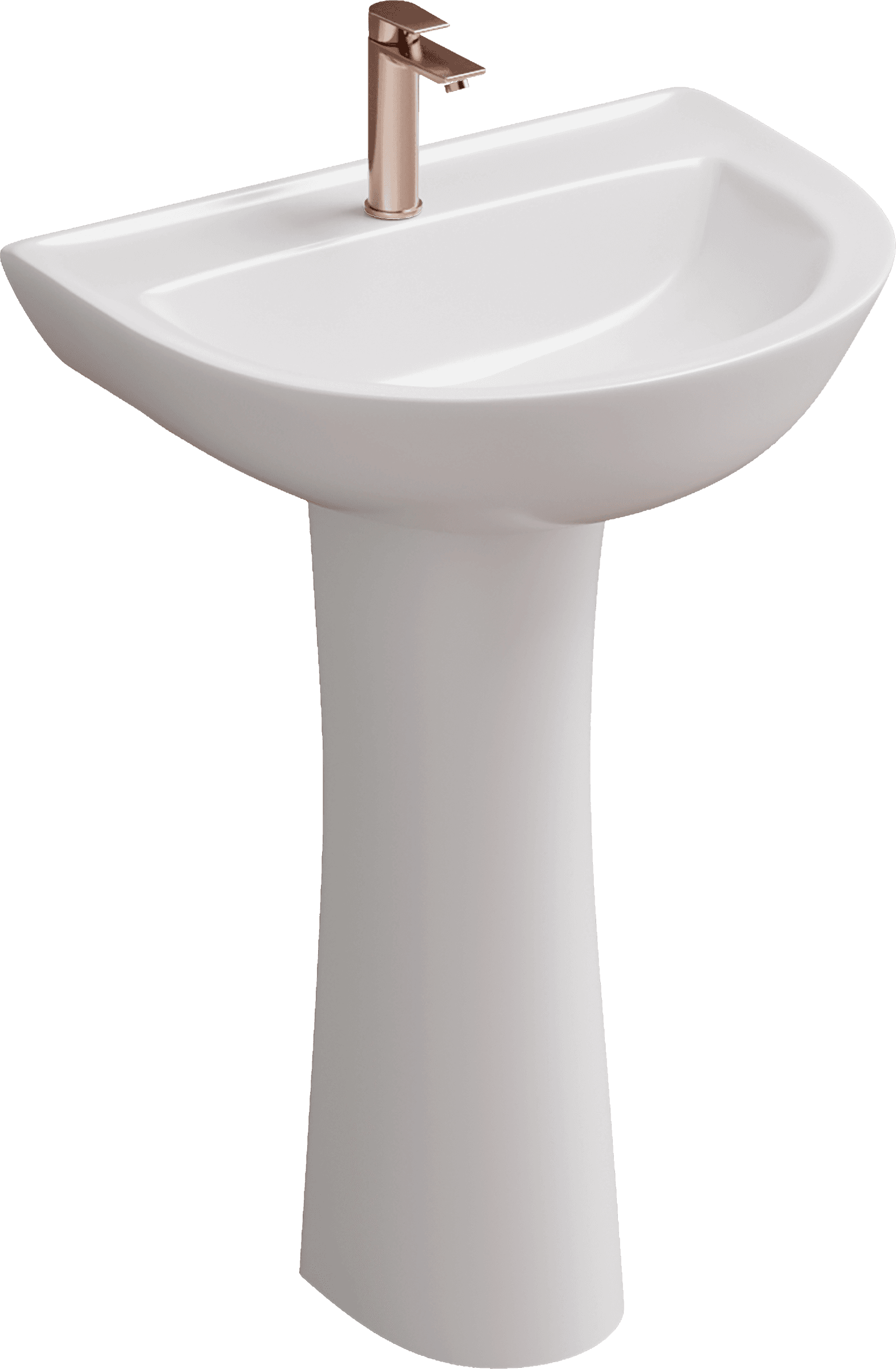 Full Pededstal Lenz - White - VerIndistries Inc.