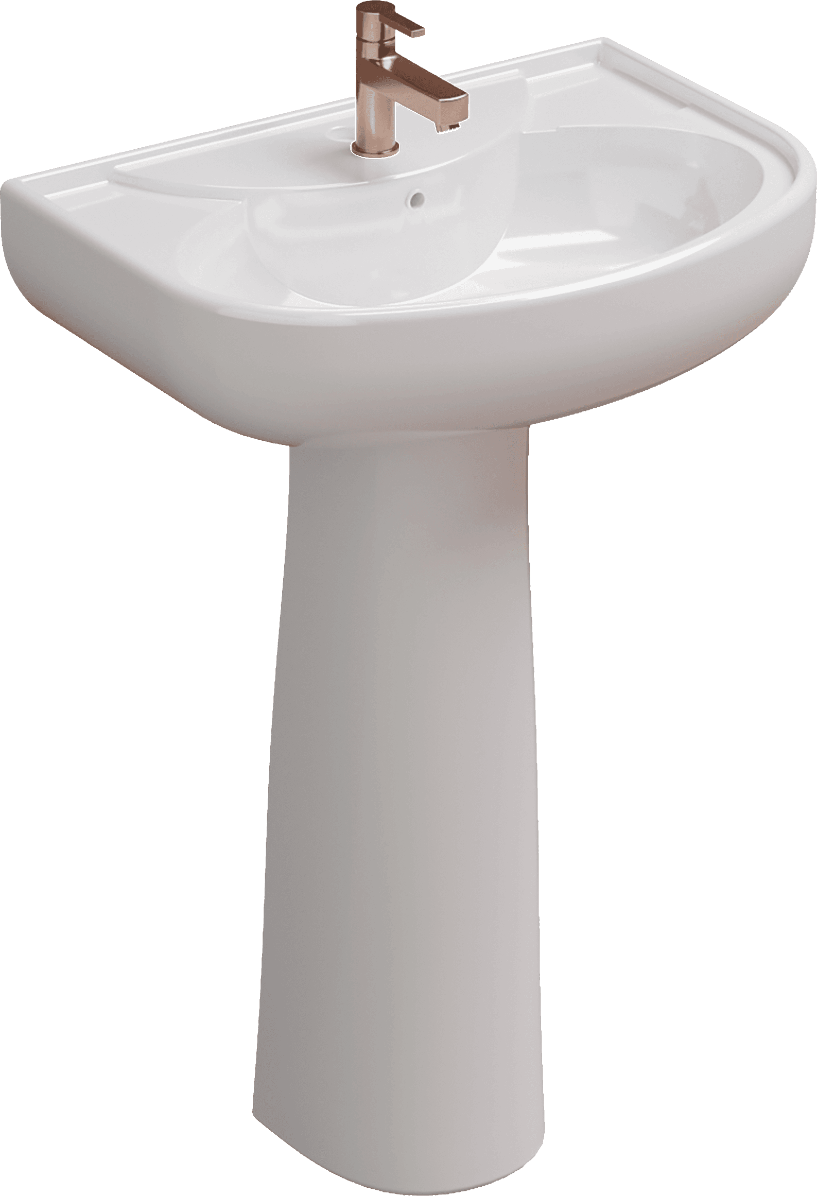 Full Pededstal Comfort - White - VerIndistries Inc.